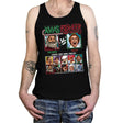 Xmas Fighter - Santa vs Elf - Tanktop Tanktop RIPT Apparel X-Small / Black