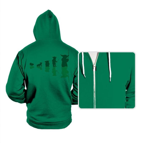 Y Evolution - Hoodies Hoodies RIPT Apparel Small / Kelly