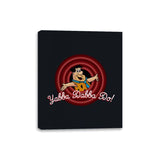 Yabba Dabba Doo, Folks! - Canvas Wraps Canvas Wraps RIPT Apparel 8x10 / Black