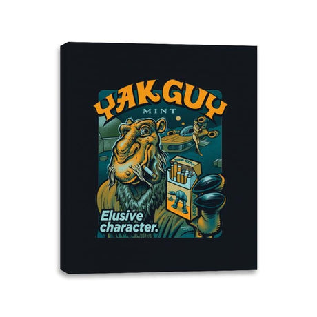 Yak Guy Mint - Canvas Wraps Canvas Wraps RIPT Apparel 11x14 / Black