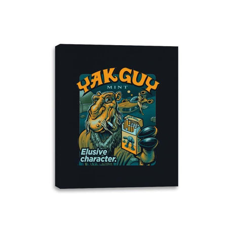 Yak Guy Mint - Canvas Wraps Canvas Wraps RIPT Apparel 8x10 / Black