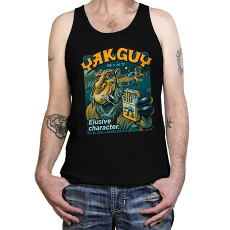 Yak Guy Mint - Tanktop Tanktop RIPT Apparel X-Small / Black