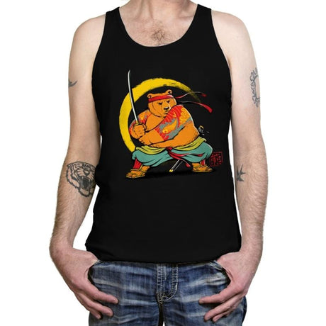 Yakuza Bear Samurai - Tanktop Tanktop RIPT Apparel X-Small / Black