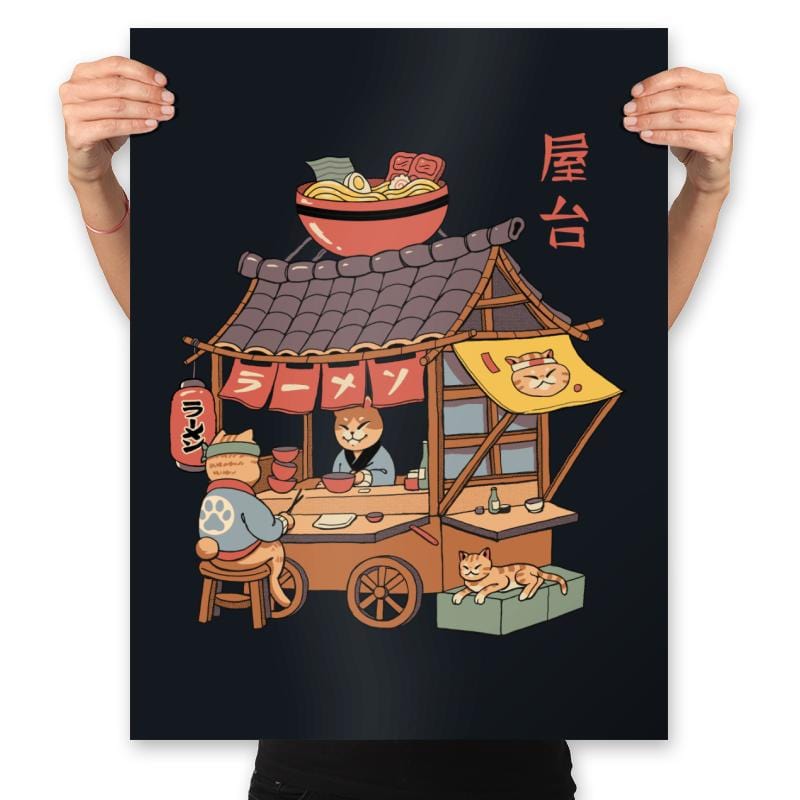 Yatai Ramen - Prints Posters RIPT Apparel 18x24 / Black