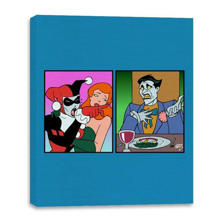 Yelling Clowns - Canvas Wraps Canvas Wraps RIPT Apparel 16x20 / Sapphire