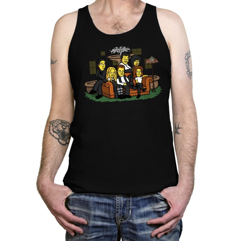 Yellow Friendhsip! - Tanktop Tanktop RIPT Apparel X-Small / Black