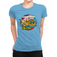 Yellow Helicopter - Womens Premium T-Shirts RIPT Apparel Small / Turquoise