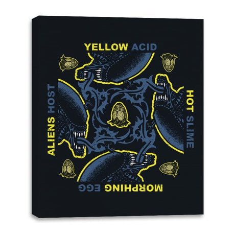 Yellow Hot Morphing Aliens - Canvas Wraps Canvas Wraps RIPT Apparel 16x20 / 151515