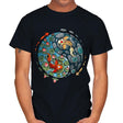 Ying Yang Koi - Mens T-Shirts RIPT Apparel Small / Black