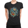 Ying Yang Koi - Womens Premium T-Shirts RIPT Apparel Small / Black