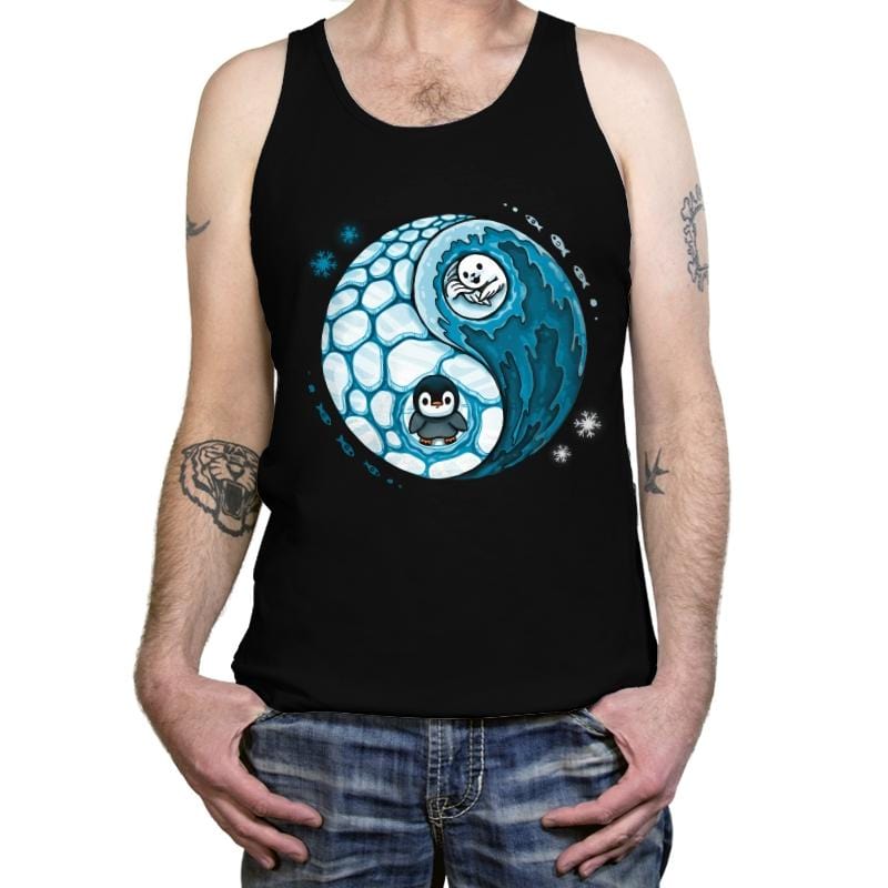 Ying Yang Pole - Tanktop Tanktop RIPT Apparel X-Small / Black