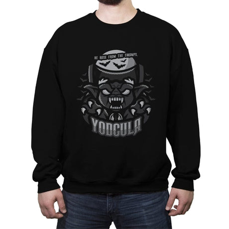 Yodcula - Crew Neck Sweatshirt Crew Neck Sweatshirt RIPT Apparel Small / Black