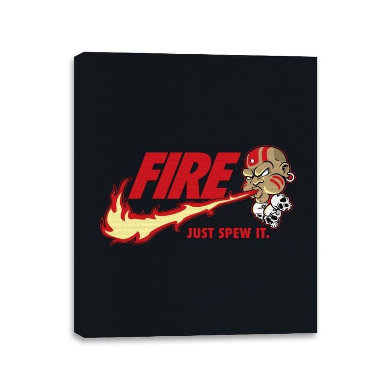 YogaFlame - Canvas Wraps Canvas Wraps RIPT Apparel 11x14 / Black