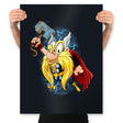 Yosemite Thor - Prints Posters RIPT Apparel 18x24 / Black