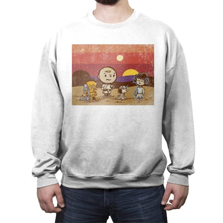 You Are My Only Hope - Crew Neck Sweatshirt Crew Neck Sweatshirt RIPT Apparel Small / White