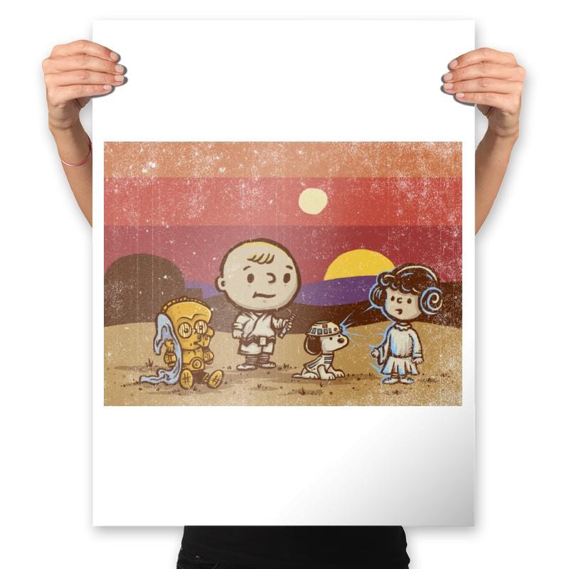 You Are My Only Hope - Prints Posters RIPT Apparel 18x24 / White