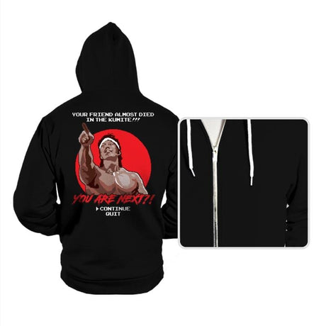 YOU ARE NEXT?! - Hoodies Hoodies RIPT Apparel