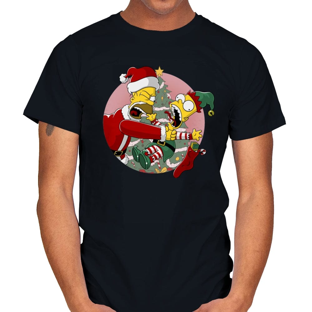 You are not Santa's Helper - Mens T-Shirts RIPT Apparel Small / Black