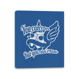 You Can Run - Canvas Wraps Canvas Wraps RIPT Apparel 11x14 / Royal