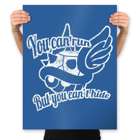 You Can Run - Prints Posters RIPT Apparel 18x24 / Royal