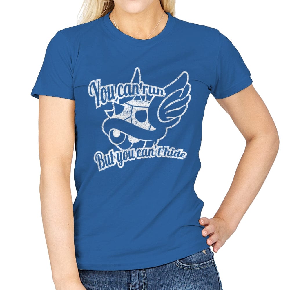 You Can Run - Womens T-Shirts RIPT Apparel Small / Royal