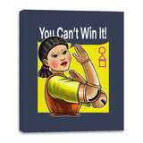 You can't win it! - Canvas Wraps Canvas Wraps RIPT Apparel 16x20 / Navy