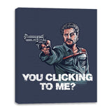 You Clicking to Me - Canvas Wraps Canvas Wraps RIPT Apparel 16x20 / Navy