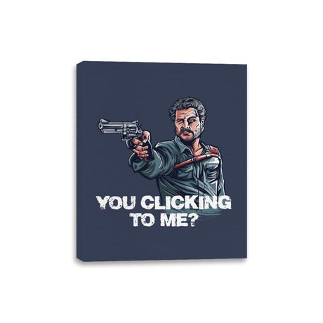 You Clicking to Me - Canvas Wraps Canvas Wraps RIPT Apparel 8x10 / Navy