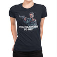 You Clicking to Me - Womens Premium T-Shirts RIPT Apparel Small / Midnight Navy