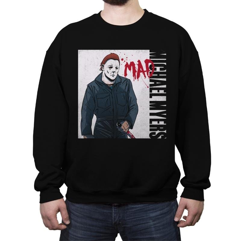 You Know I'm Mad - Crew Neck Sweatshirt Crew Neck Sweatshirt RIPT Apparel Small / Black