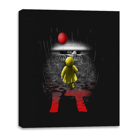 You'll Float Too - Canvas Wraps Canvas Wraps RIPT Apparel 16x20 / Black