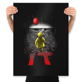 You'll Float Too - Prints Posters RIPT Apparel 18x24 / Black