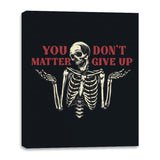 You Matter - Canvas Wraps Canvas Wraps RIPT Apparel 16x20 / Black