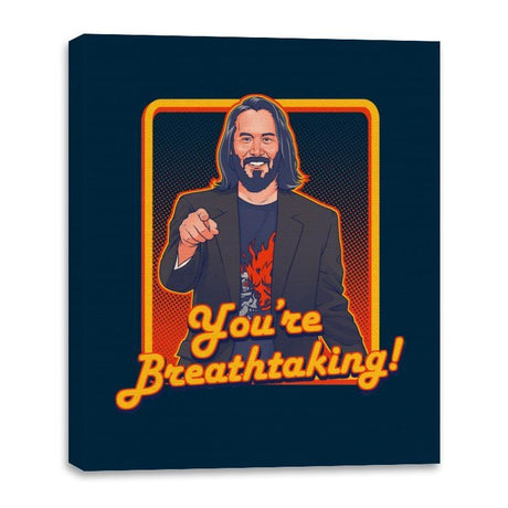 You're Breathtaking! - Anytime - Canvas Wraps Canvas Wraps RIPT Apparel 16x20 / Navy