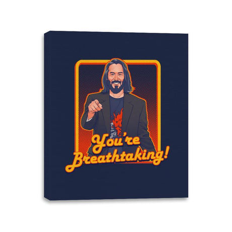 You're Breathtaking! - Canvas Wraps Canvas Wraps RIPT Apparel 11x14 / Navy