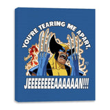 You're Tearing Me Apart Jean - Canvas Wraps Canvas Wraps RIPT Apparel 16x20 / Royal