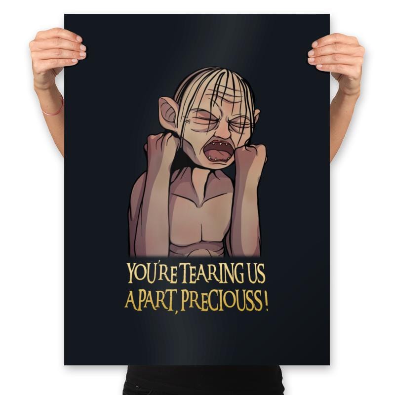 You're Tearing Us Apart - Prints Posters RIPT Apparel 18x24 / Black