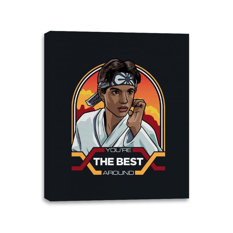 You're the Best Around - Canvas Wraps Canvas Wraps RIPT Apparel 11x14 / Black