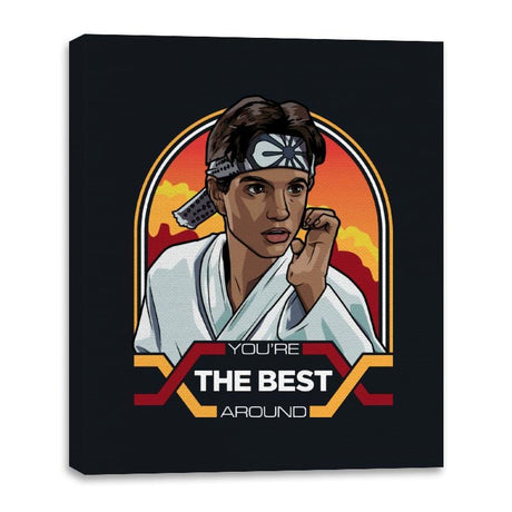 You're the Best Around - Canvas Wraps Canvas Wraps RIPT Apparel 16x20 / Black