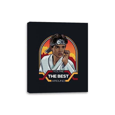 You're the Best Around - Canvas Wraps Canvas Wraps RIPT Apparel 8x10 / Black