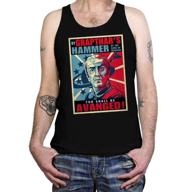 You shall be Aavanged - Tanktop Tanktop RIPT Apparel X-Small / Black