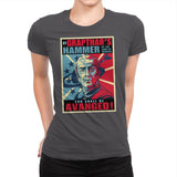 You shall be Aavanged - Womens Premium T-Shirts RIPT Apparel Small / Heavy Metal