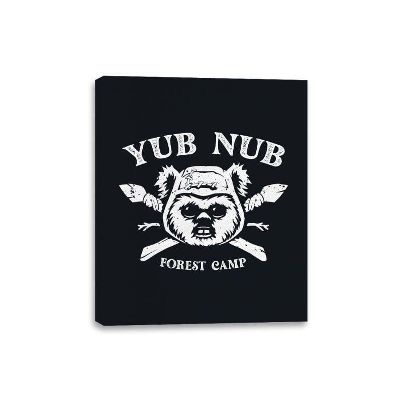 Yub Nub Forest Camp - Canvas Wraps Canvas Wraps RIPT Apparel 8x10 / Black