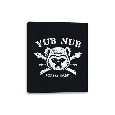 Yub Nub Forest Camp - Canvas Wraps Canvas Wraps RIPT Apparel 8x10 / Black