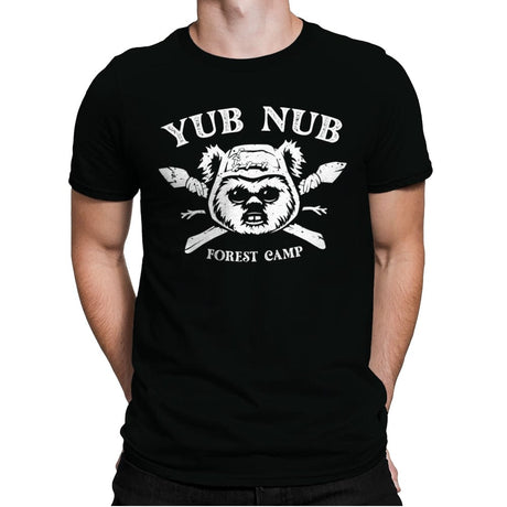 Yub Nub Forest Camp - Mens Premium T-Shirts RIPT Apparel Small / Black