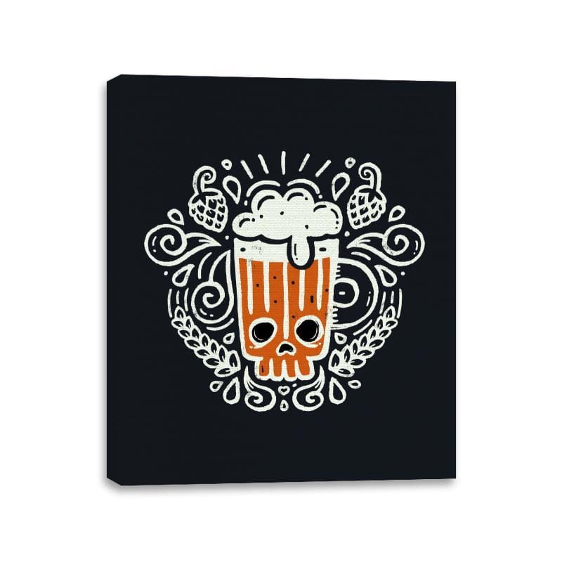 Yummy Hops - Canvas Wraps Canvas Wraps RIPT Apparel 11x14 / Black