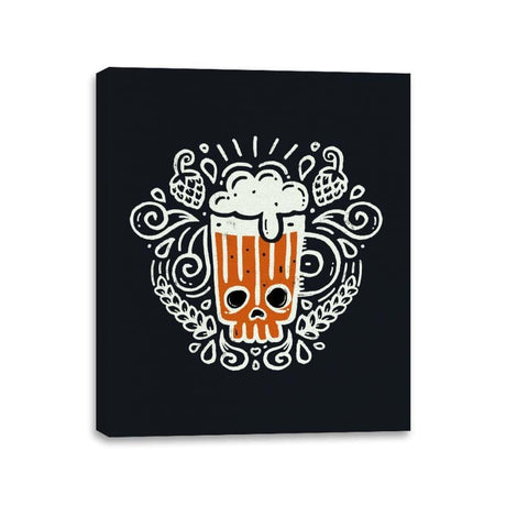 Yummy Hops - Canvas Wraps Canvas Wraps RIPT Apparel 11x14 / Black