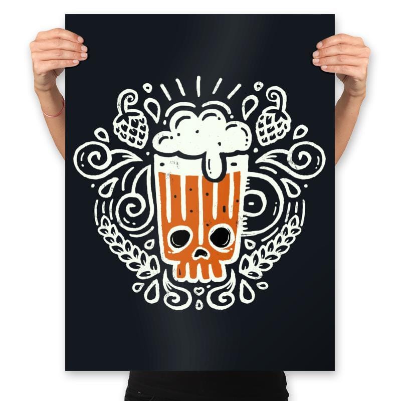 Yummy Hops - Prints Posters RIPT Apparel 18x24 / Black