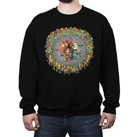 Z-Doozers - Crew Neck Sweatshirt Crew Neck Sweatshirt RIPT Apparel Small / Black