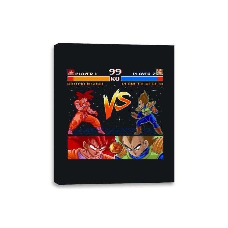 Z Fighter Turbo - Canvas Wraps Canvas Wraps RIPT Apparel 8x10 / Black